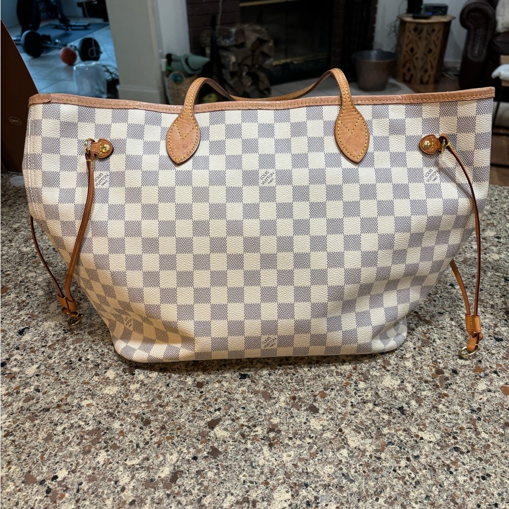 Authentic Louis Vuitton Damien Azur Neverfull MM